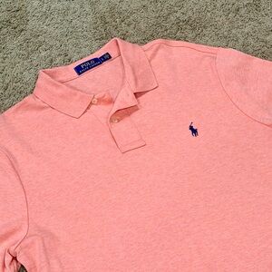 Polo Ralph Lauren Shirt Men’s Large Polo Classic Fit Pony Salmon